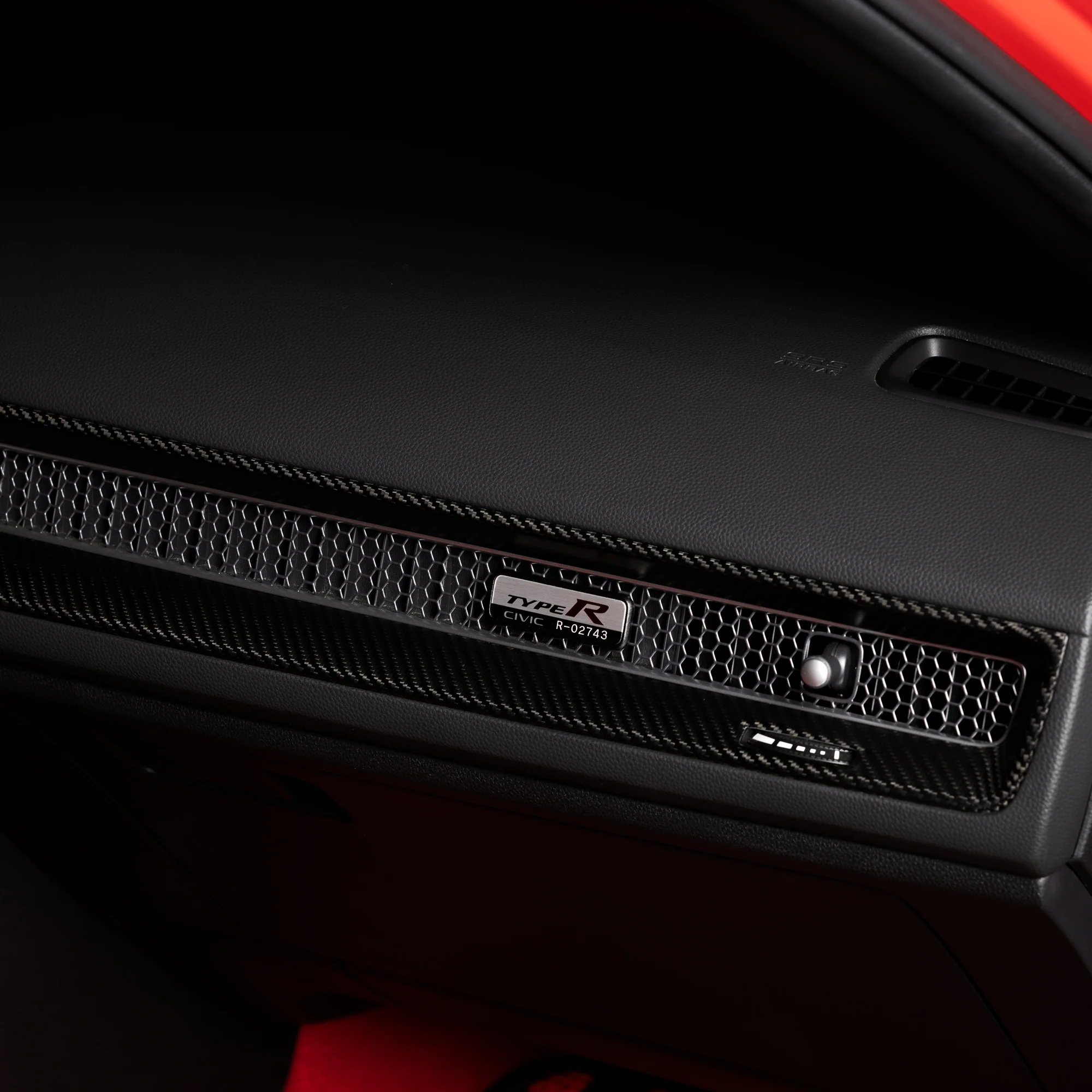 Create Carbon Dry Carbon 2022+ Civic Dash Trim Panels - Image 6