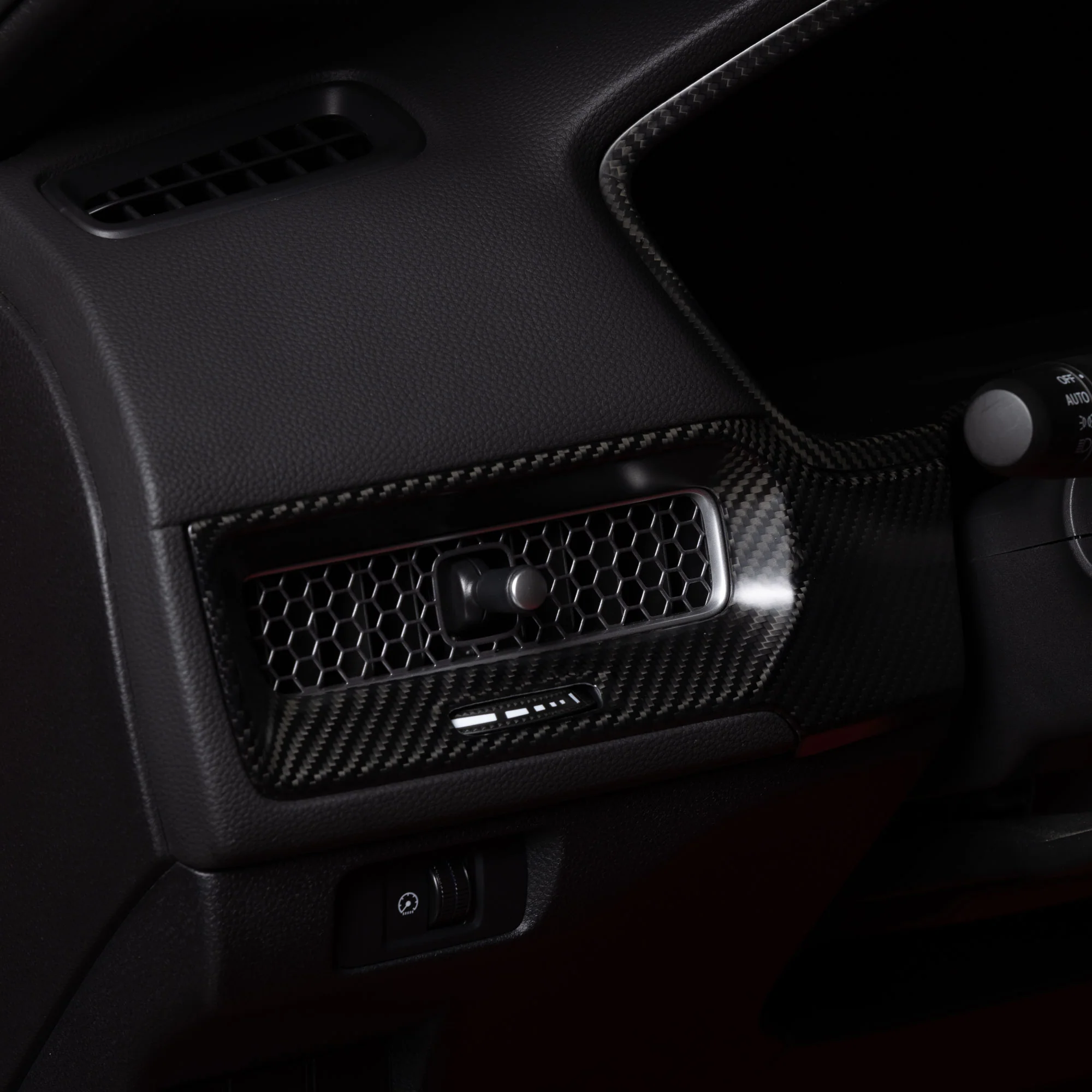 Create Carbon Dry Carbon 2022+ Civic Dash Trim Panels - Image 8