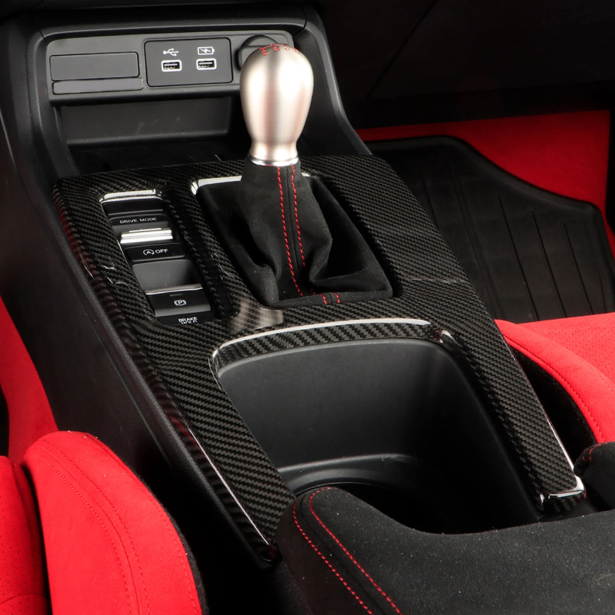 Create Carbon Dry Carbon FL5 Type R Center Console Cover - Image 8