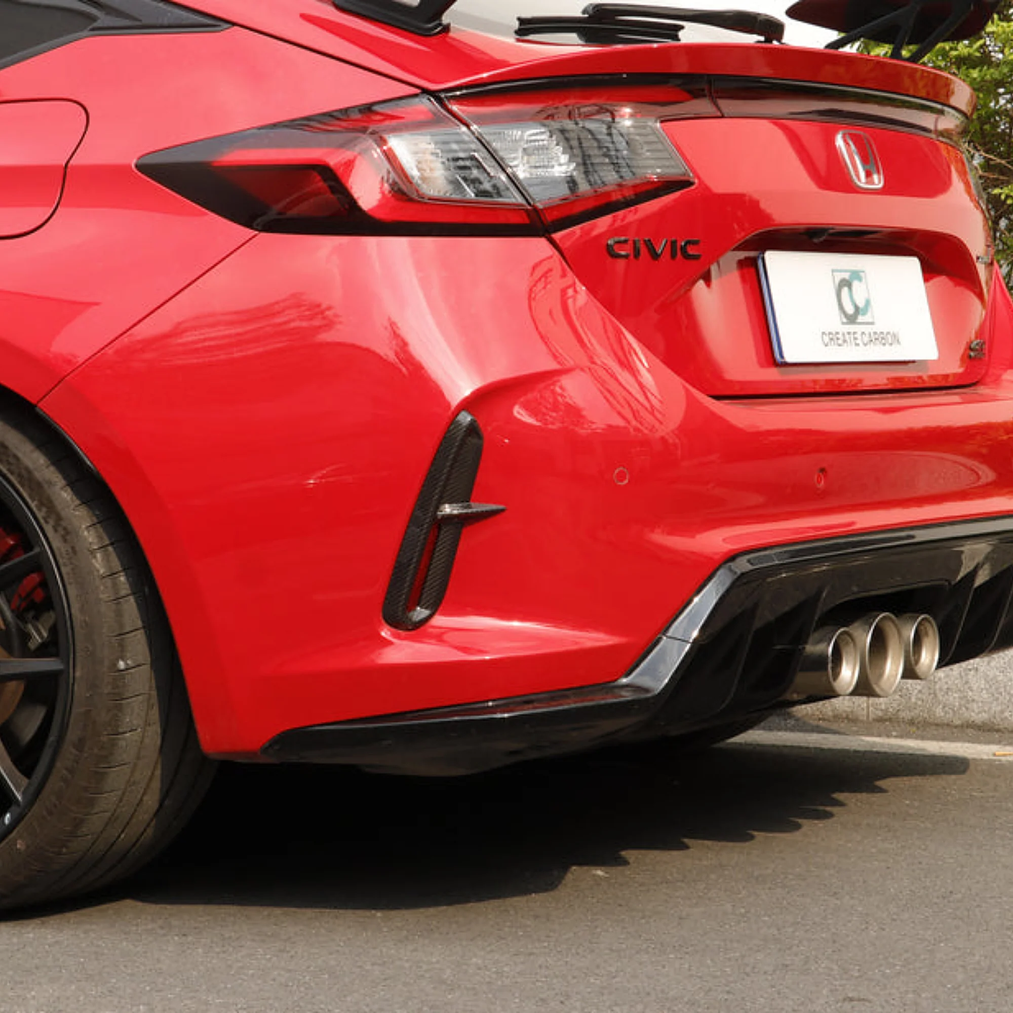 Create Carbon Dry Carbon FL5 Type R Rear Reflector Cover - Image 4