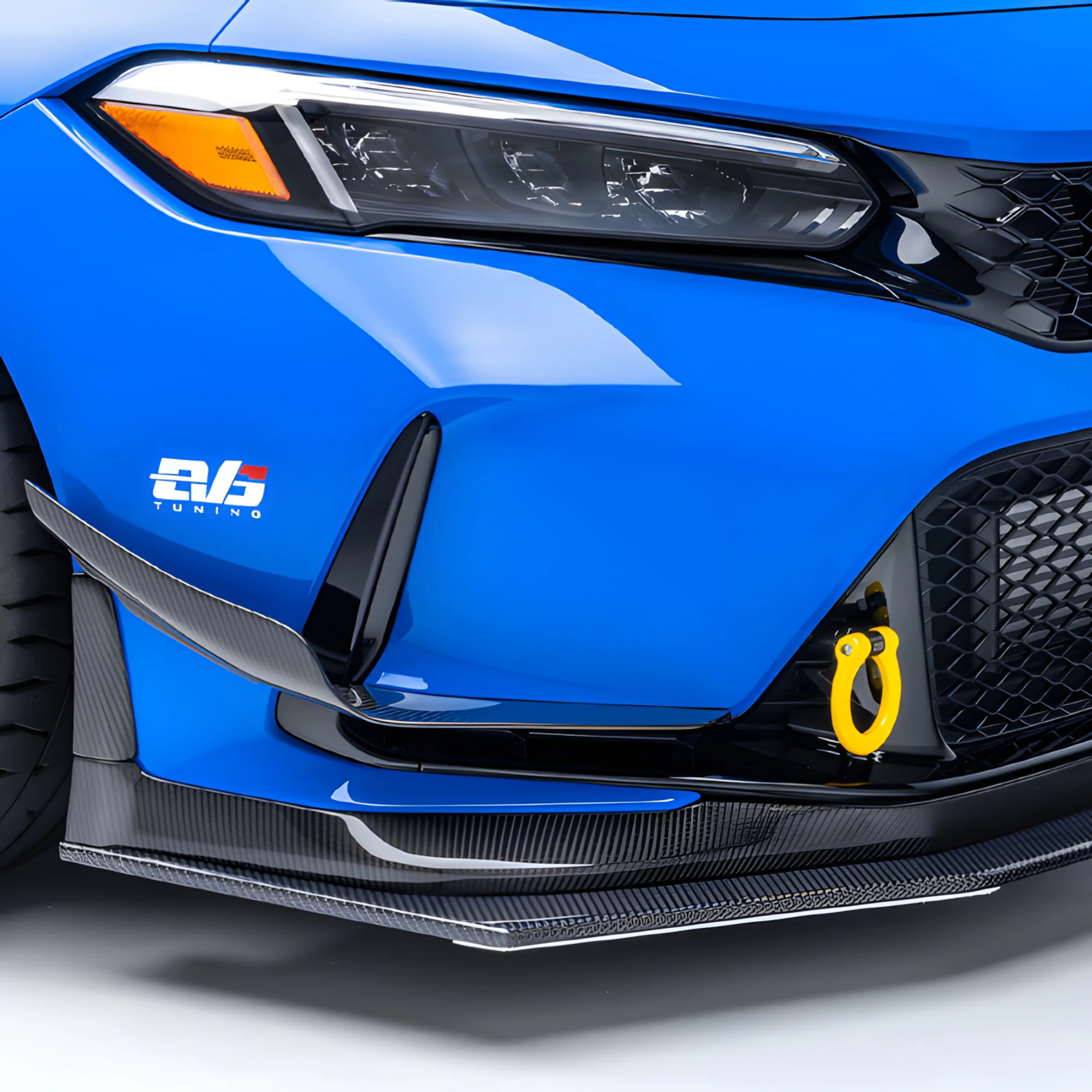 EVS Tuning Carbon Front Lip Spoiler (FL5 Civic Type R) - Image 4