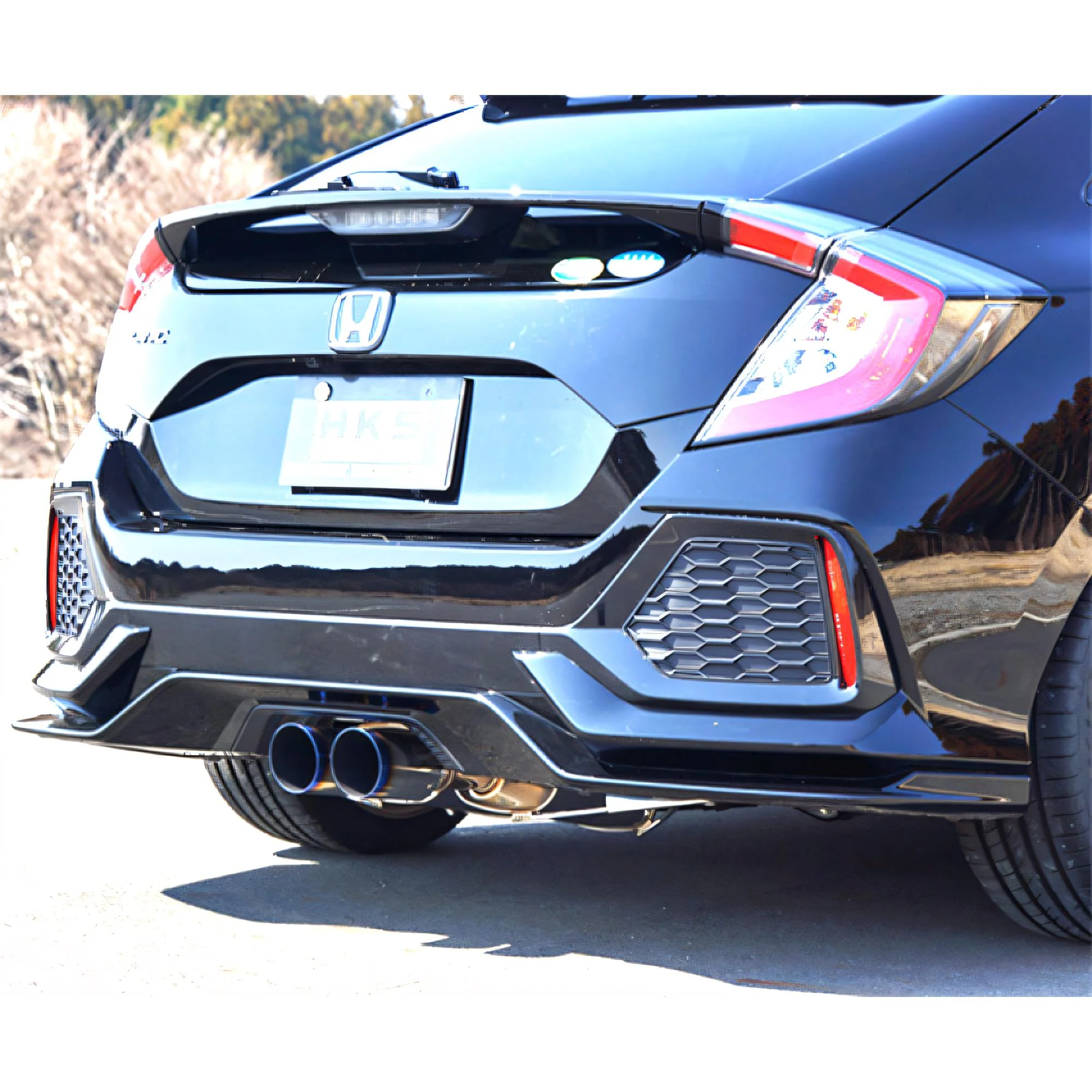 HKS Legamax Premium Catback Exhaust for 17-21 Honda Civic - Image 2