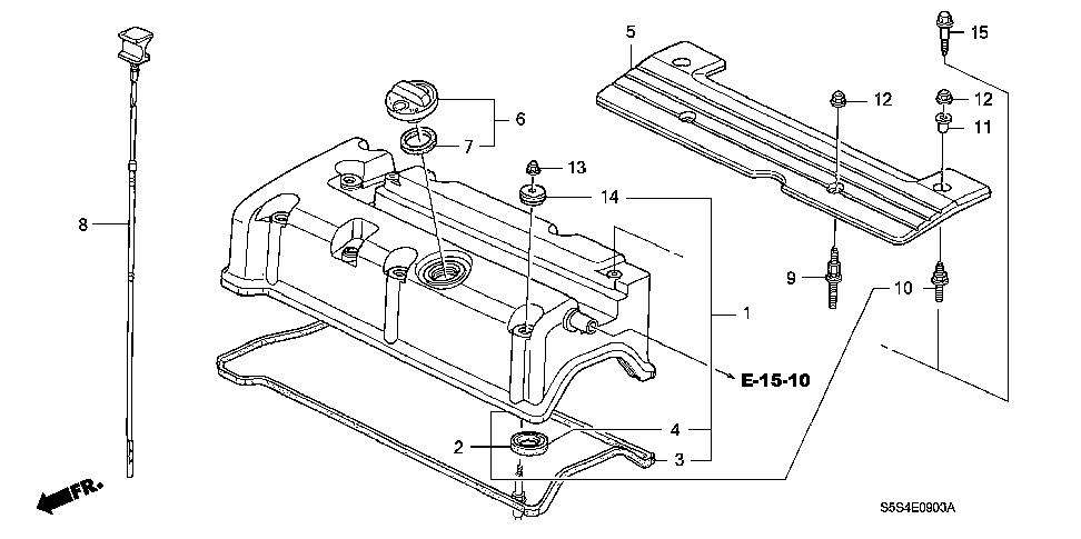 Honda K-Series Valve Cover Gasket Set 12030-PNC-000 - Image 4
