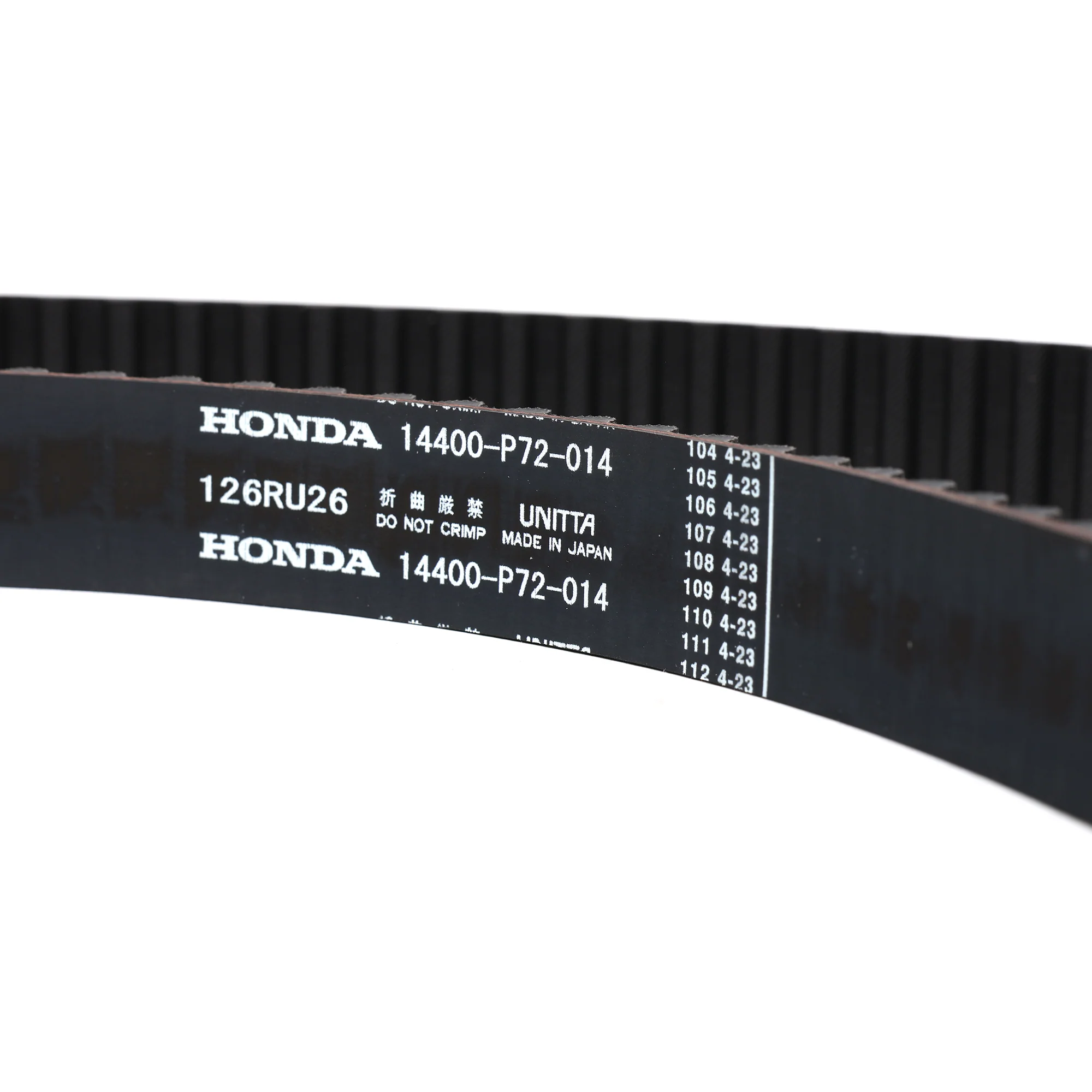 Honda B18C1/B18C5 Timing Belt 14400-P72-014 - Image 5