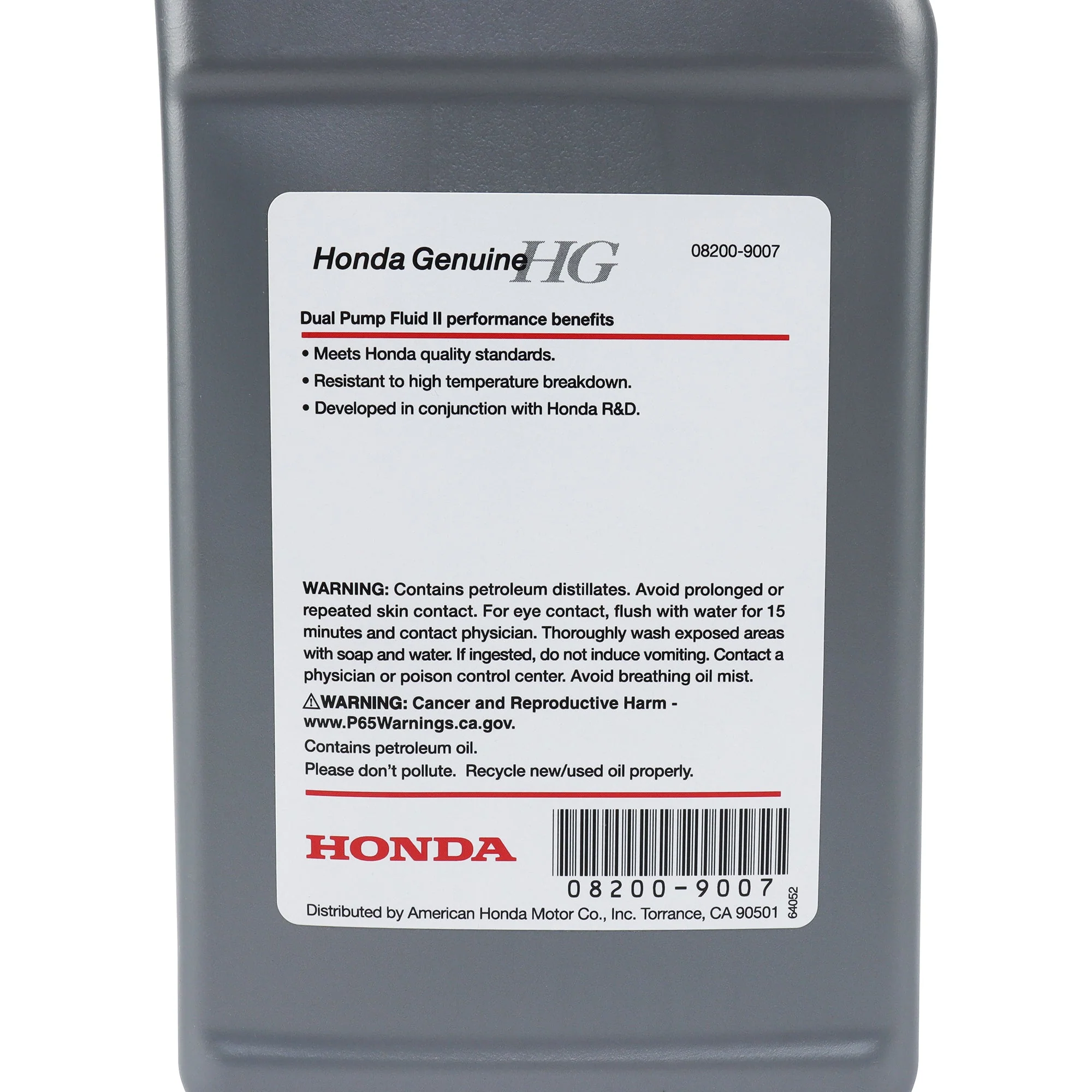 Honda Genuine Dual Pump II Differential Fluid - Image 3
