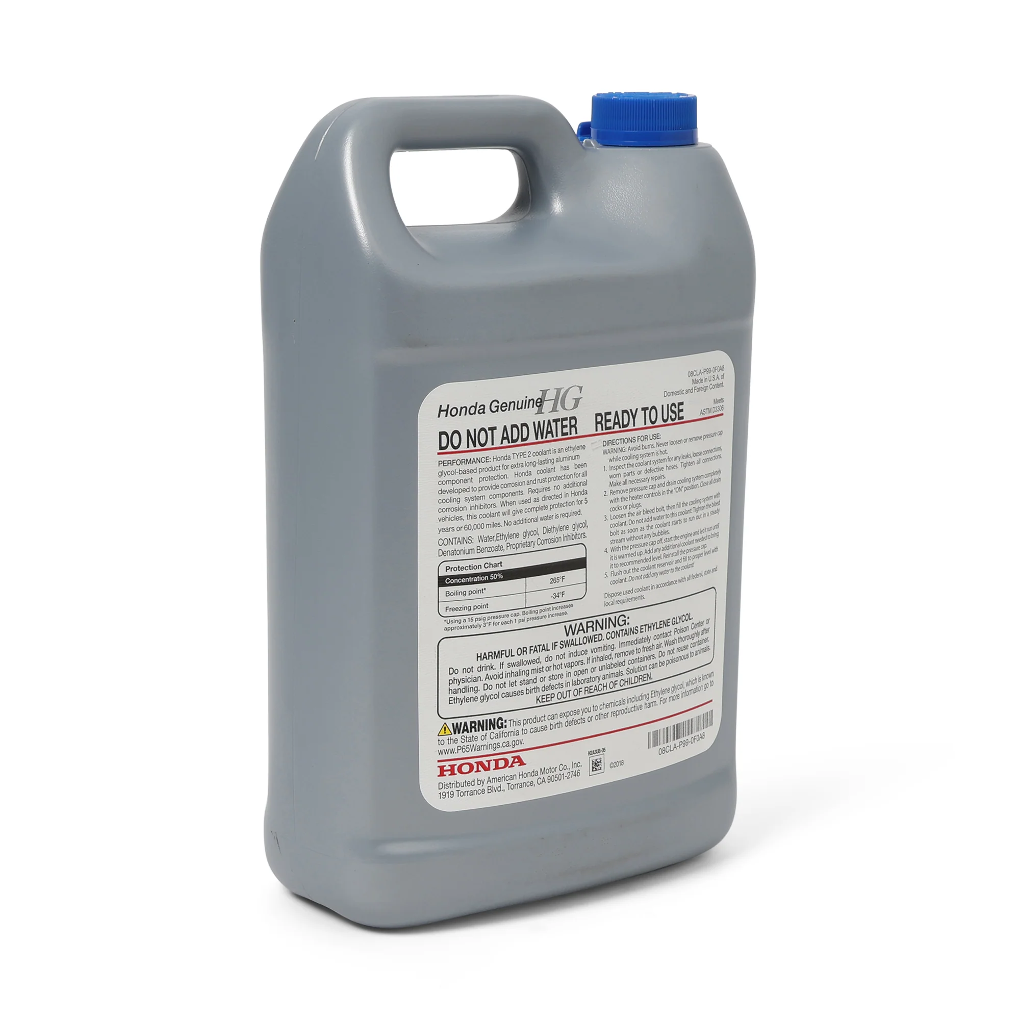 Honda Type 2 Anti-Freeze Engine Coolant OL999-09011 - Image 2