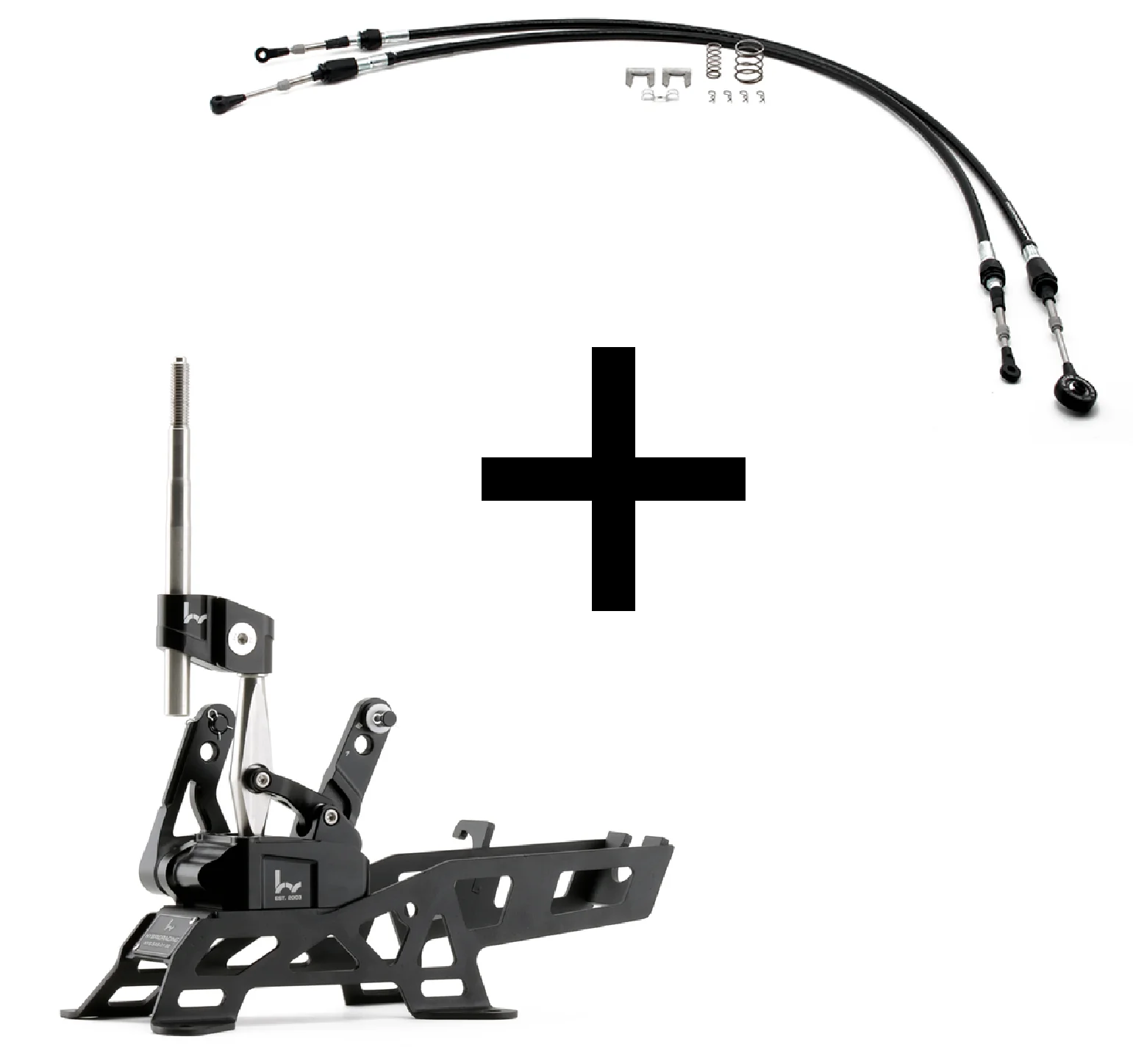 Hybrid Racing V3 Short Shifter & Cable Combo (02-06 RSX) - Image 4