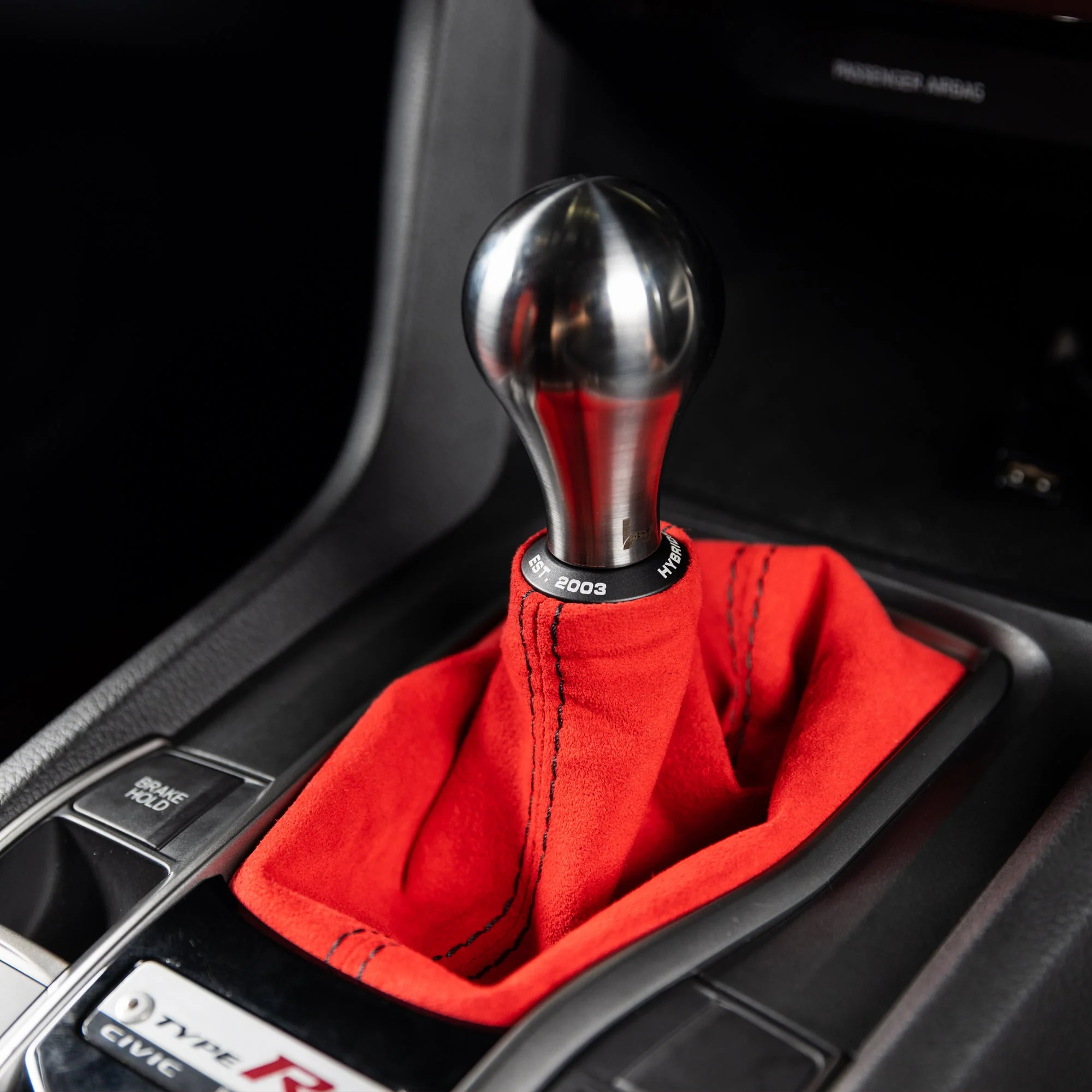 Hybrid Racing Alcantara Shift Boot for 16-21 Honda Civic - Image 23