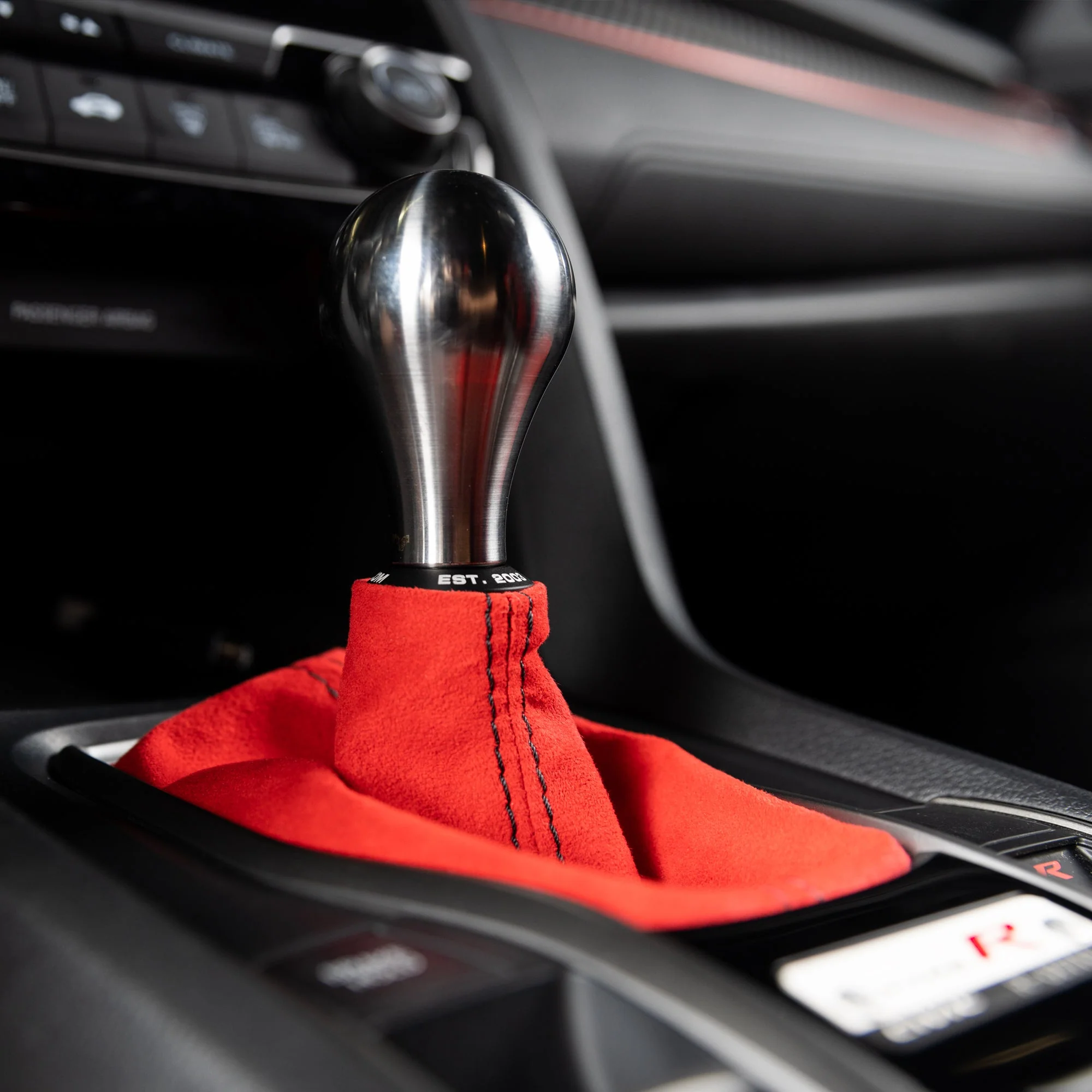 Hybrid Racing Alcantara Shift Boot for 16-21 Honda Civic - Image 25