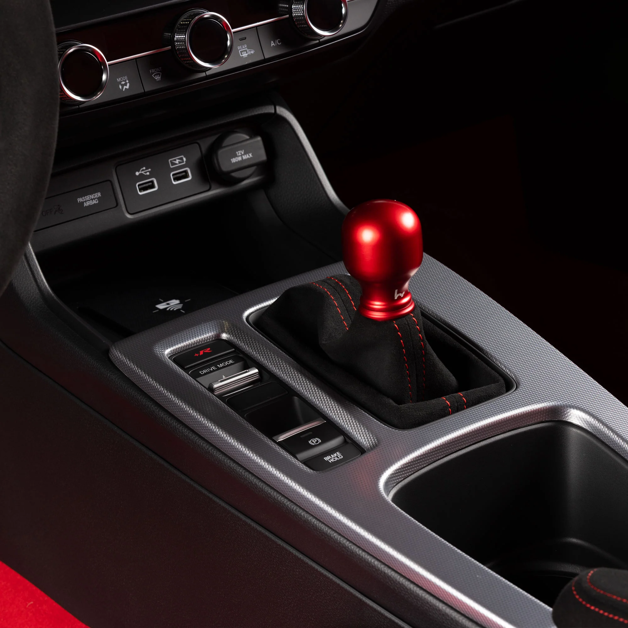 Hybrid Racing Alcantara Shift Boot for 2022+ Honda Civic - Image 6