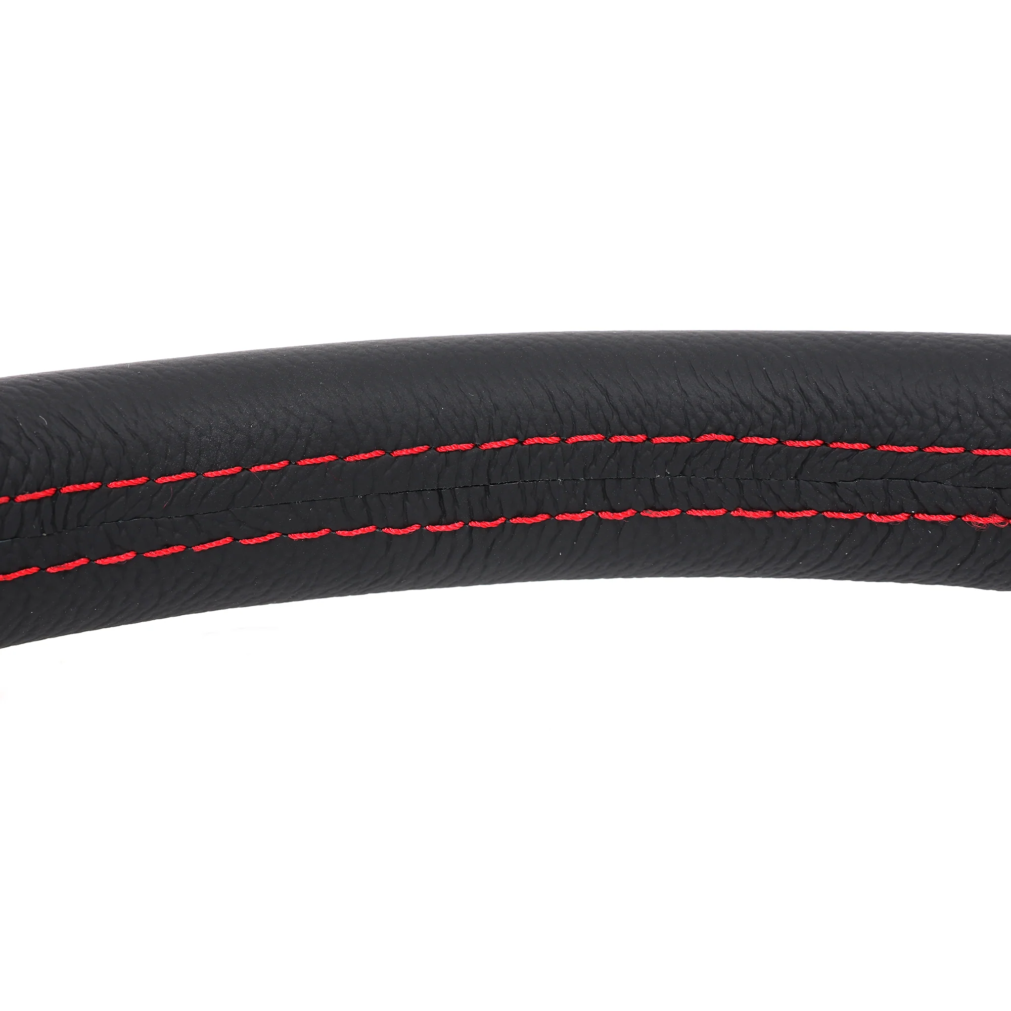 Momo Tuner Steering Wheel - Black Leather/Red Stitching - Image 8