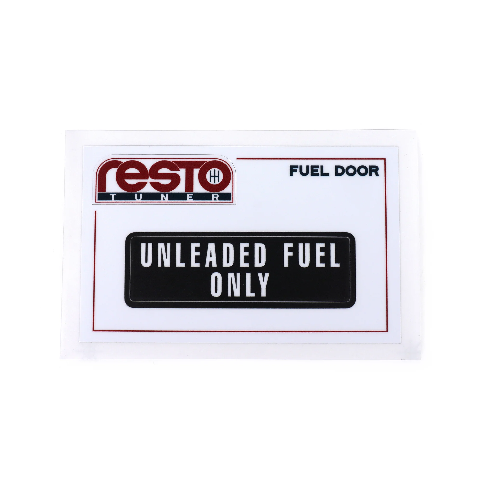 RestoTuner Honda & Acura Fuel Door Replacement Decal - Image 7