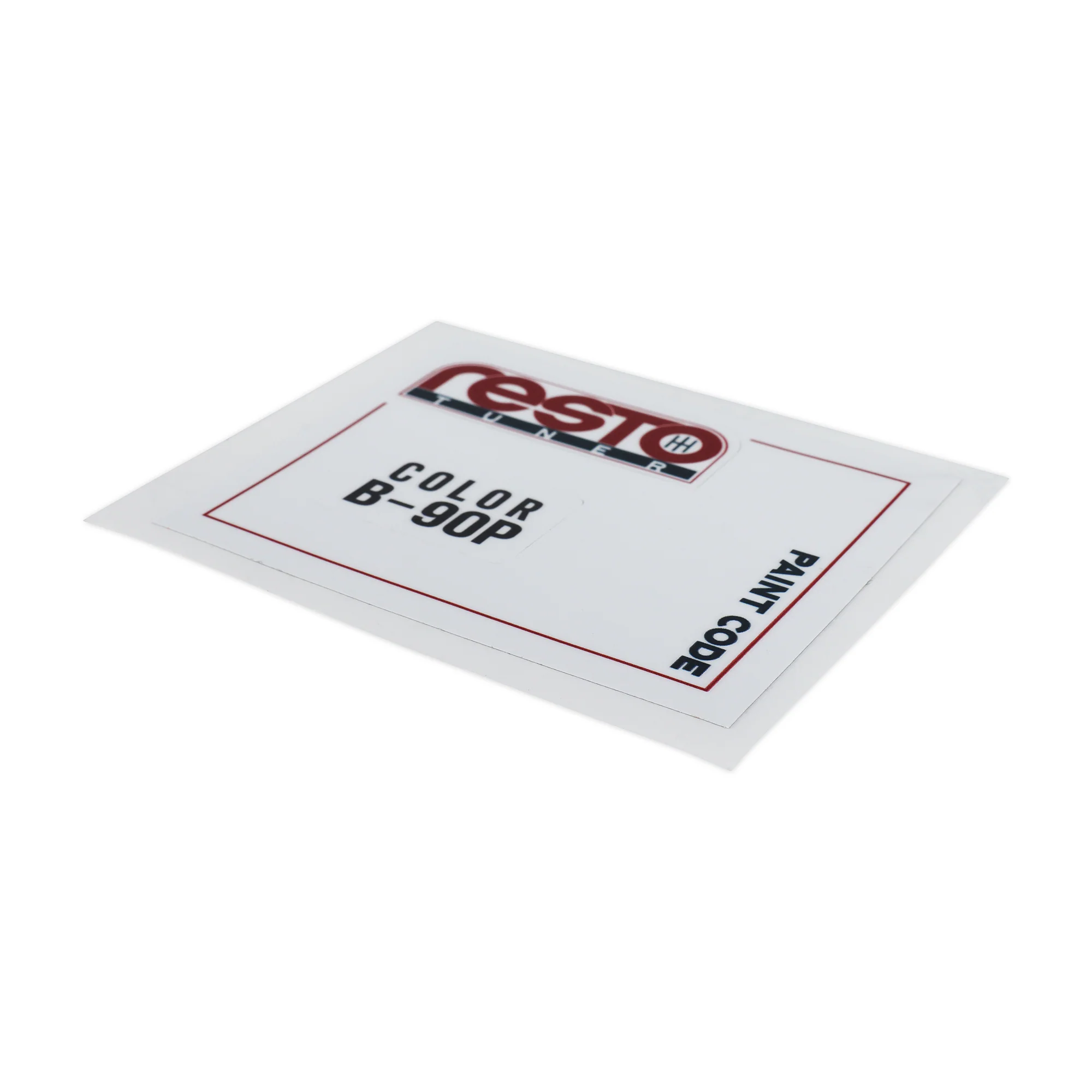 RestoTuner Honda Paint Code Replacement Decals - Image 12