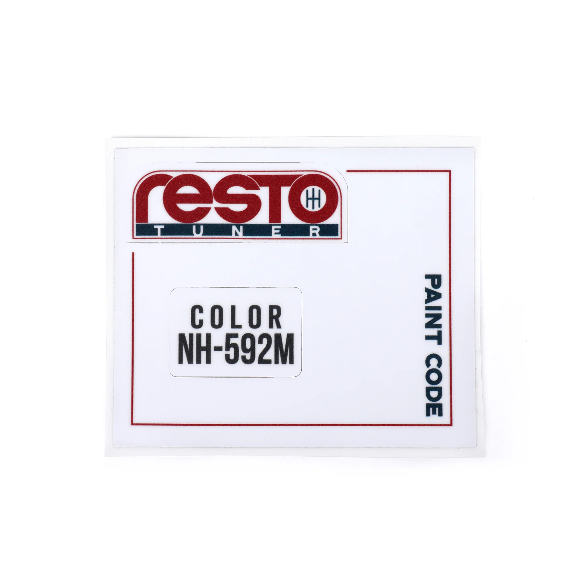RestoTuner Honda Paint Code Replacement Decals - Image 68