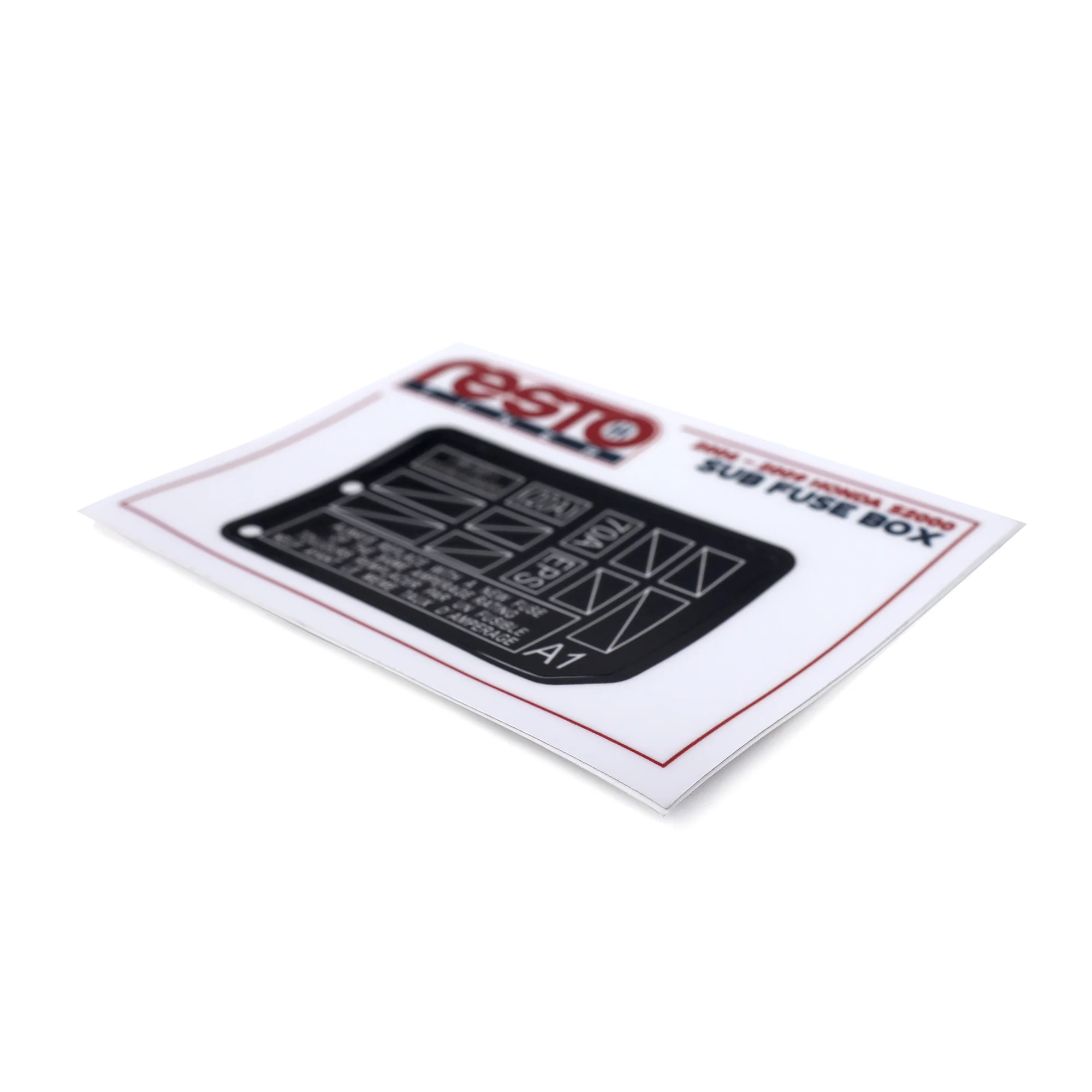 RestoTuner Honda S2000 Engine Bay Fuse Box Replacement Decal - Image 10