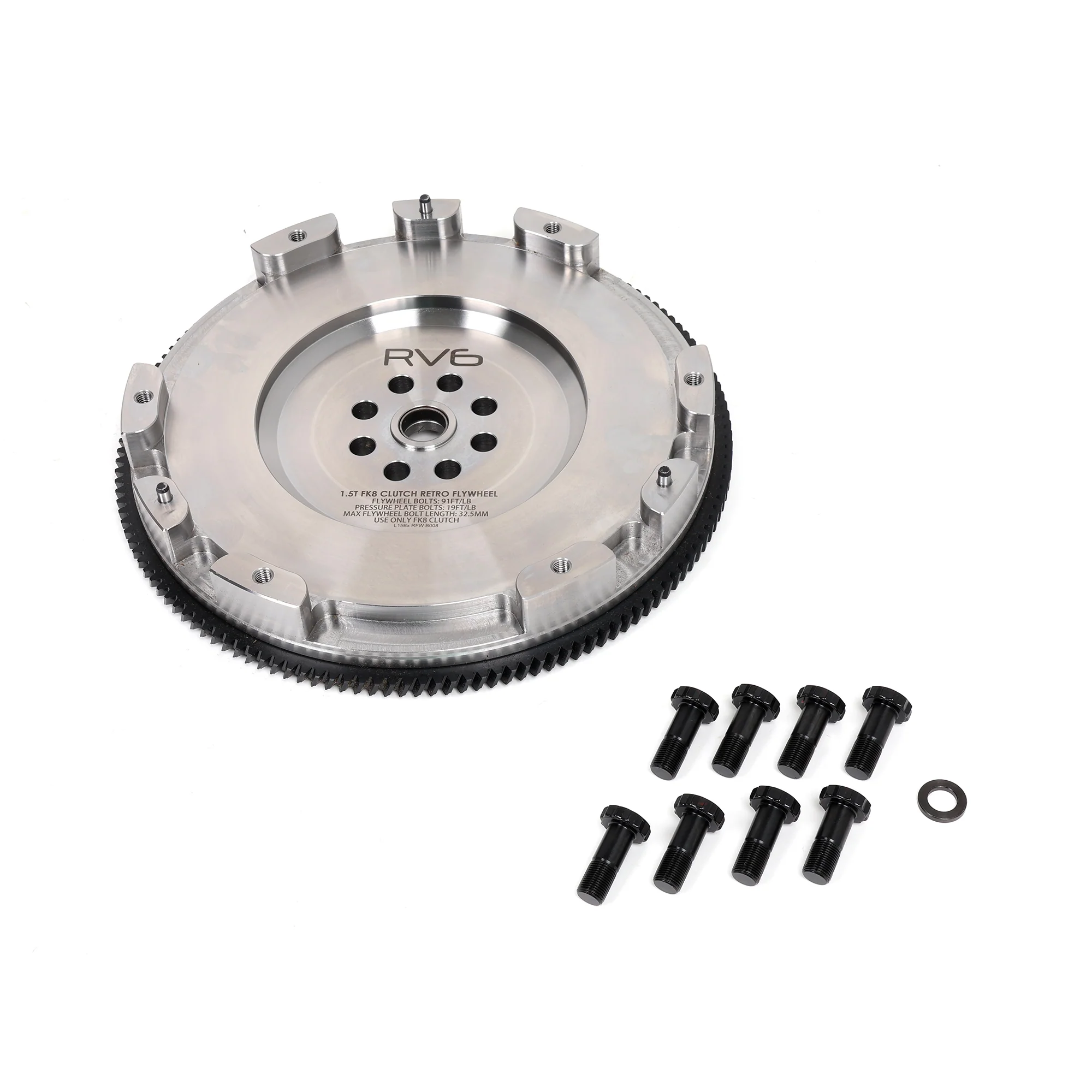 RV6 FK8 Clutch Retro Flywheel for 16-21 Civic 1.5T - Image 6