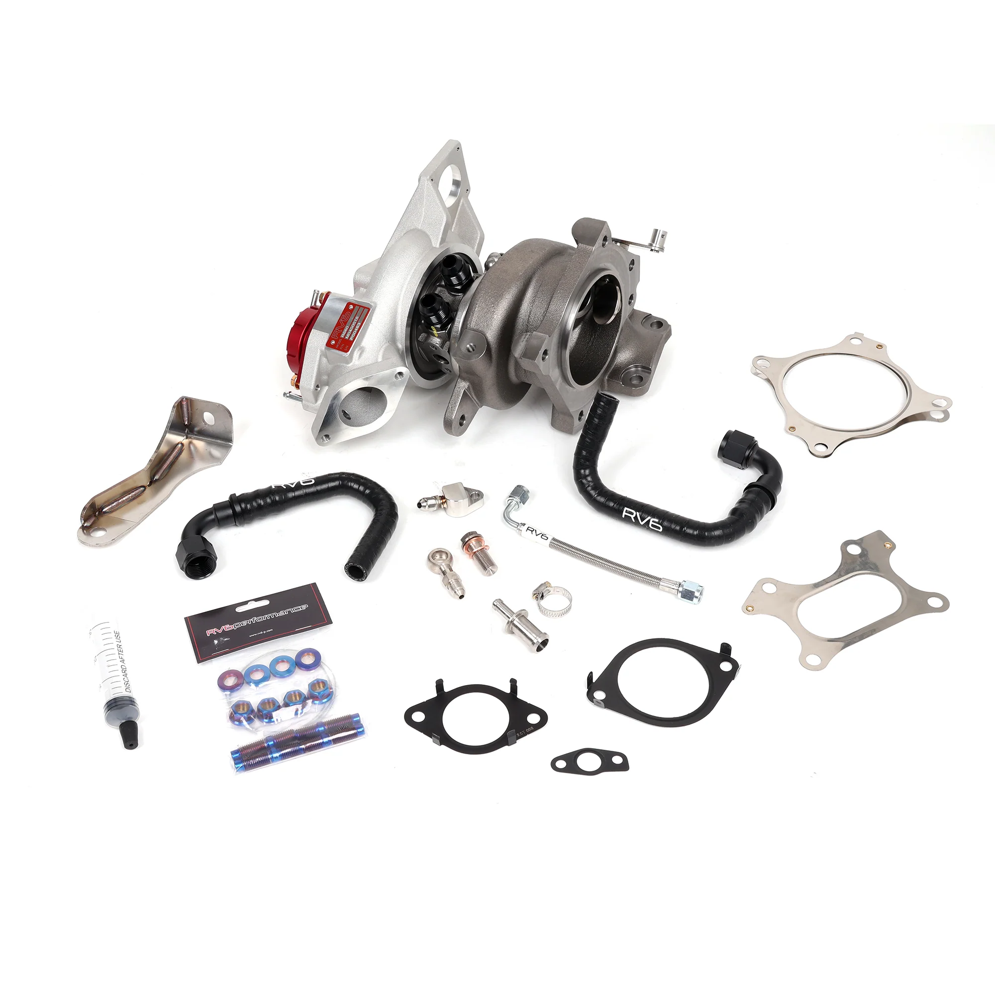 RV6 R660 Red Ball Bearing Turbo for CTR/Integra/Accord 2.0T - Image 10