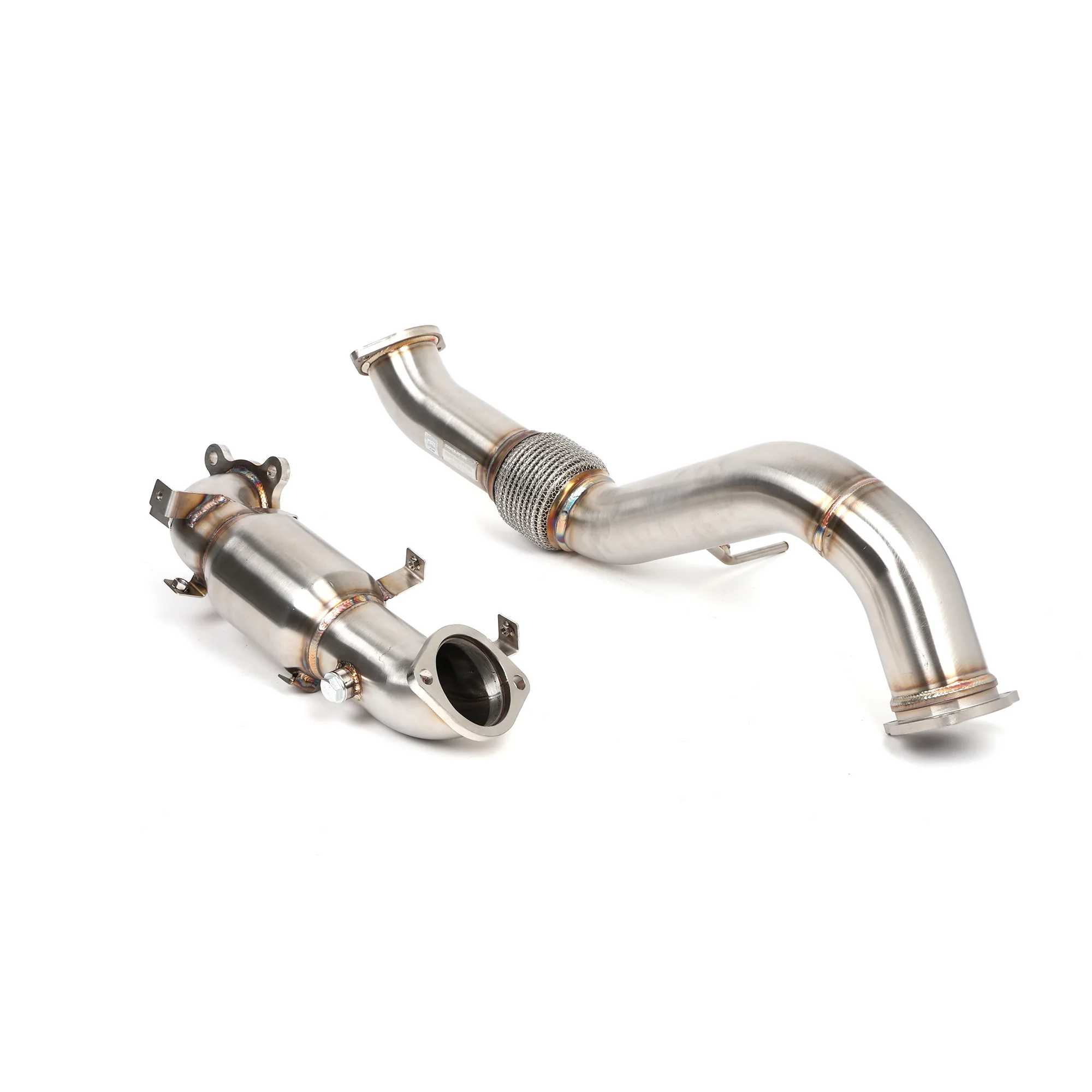 Skunk2 76mm Alpha Series Downpipe for 16-21 Civic 1.5T - Image 3