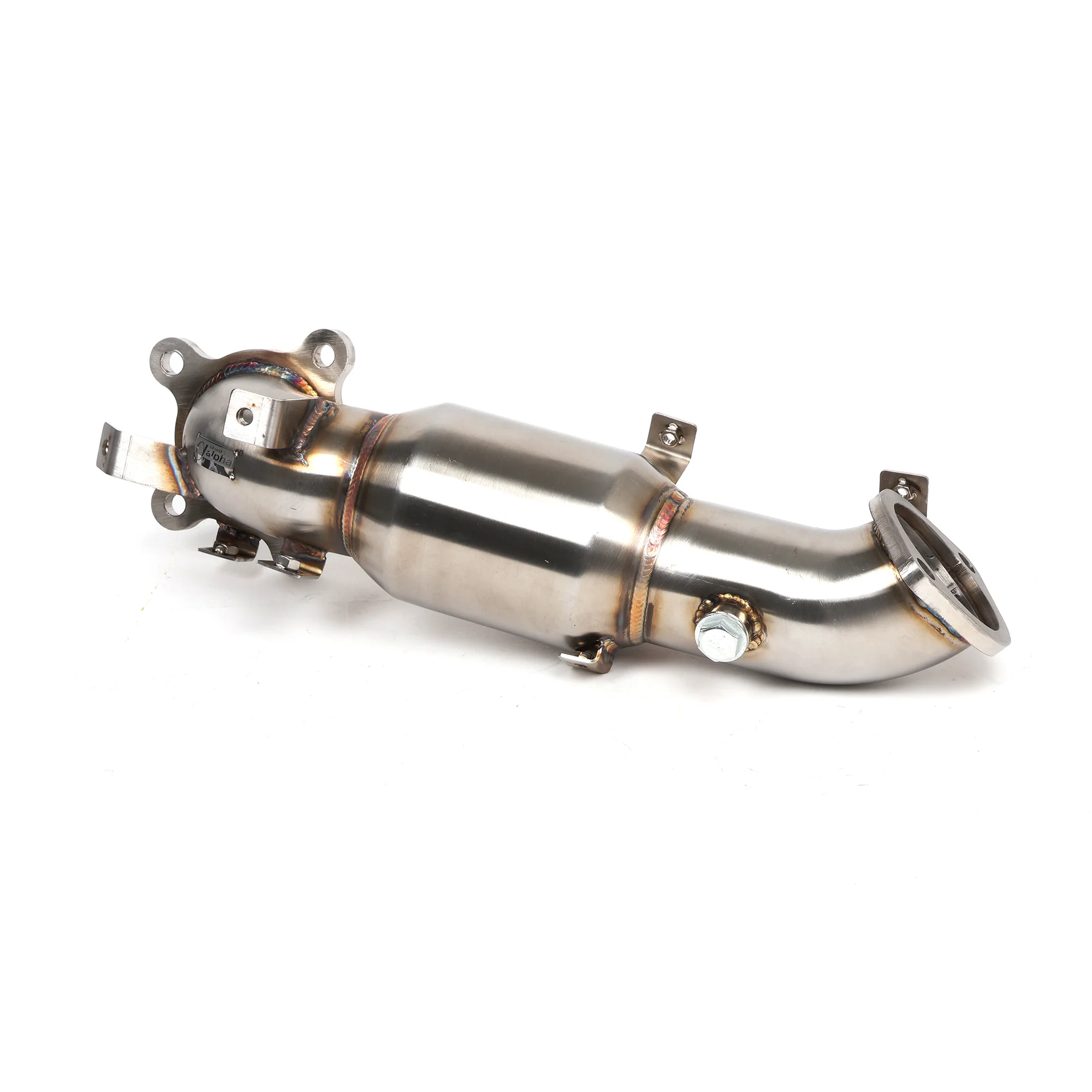 Skunk2 76mm Alpha Series Downpipe for 16-21 Civic 1.5T - Image 5