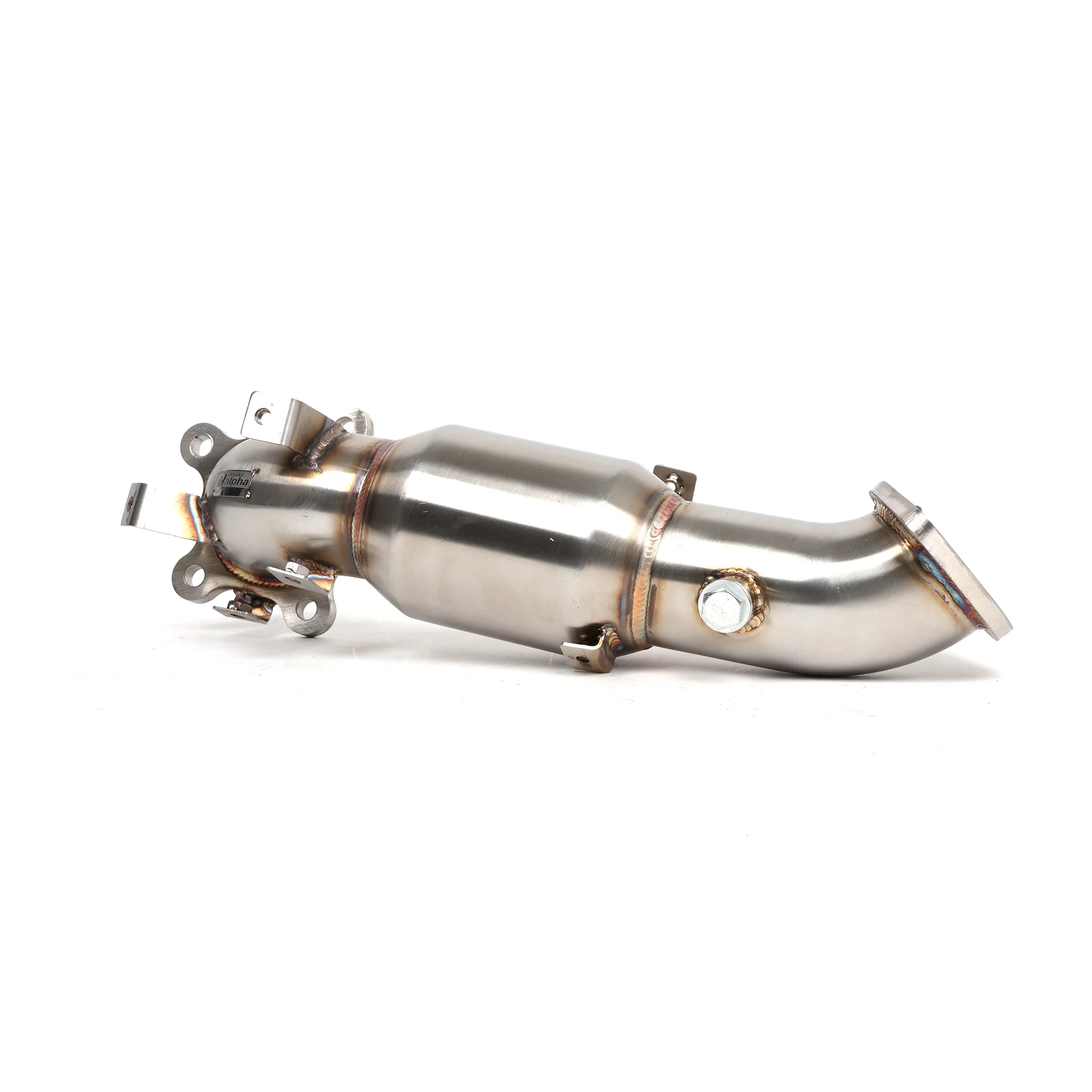 Skunk2 76mm Alpha Series Downpipe for 16-21 Civic 1.5T - Image 8
