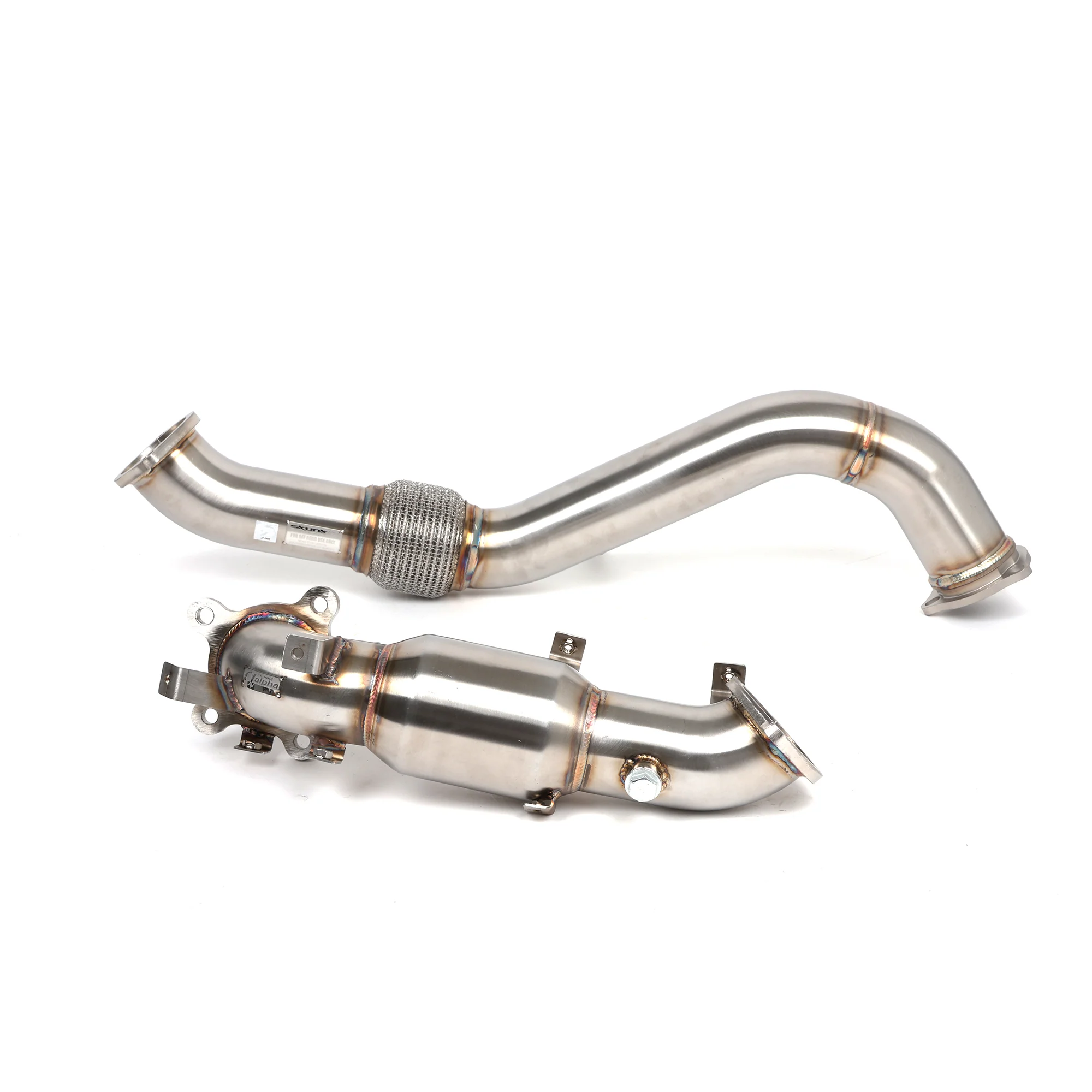 Skunk2 76mm Alpha Series Downpipe for 16-21 Civic 1.5T - Image 9