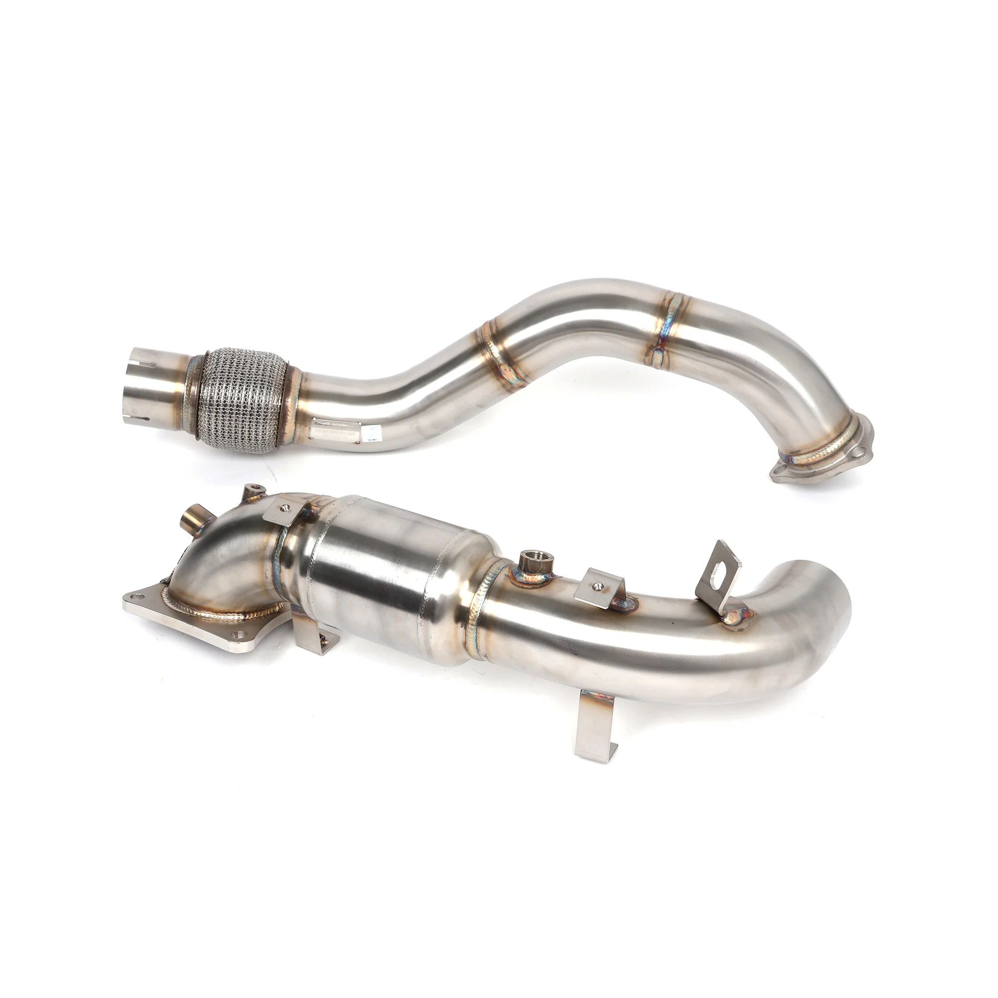 Skunk2 76mm Alpha Series Downpipe for 17-21 Civic Type R - Image 2