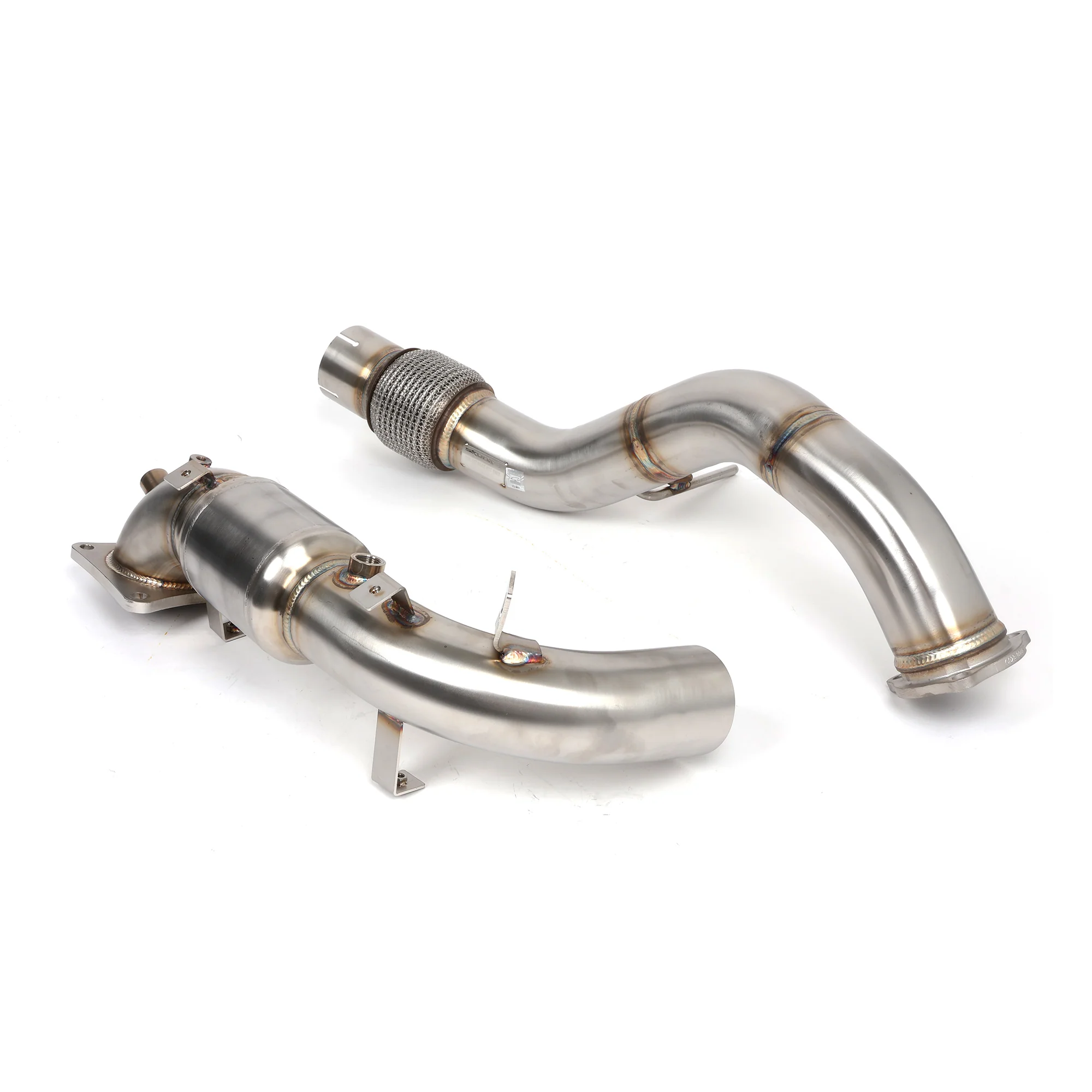 Skunk2 76mm Alpha Series Downpipe for 17-21 Civic Type R - Image 3