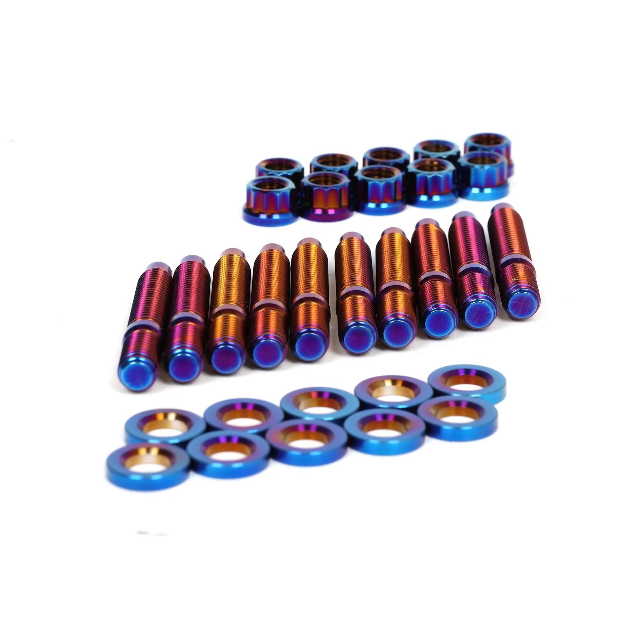 SpeedFactory B/D/F/H/J Series Titanium Manifold Stud Kit - Image 3