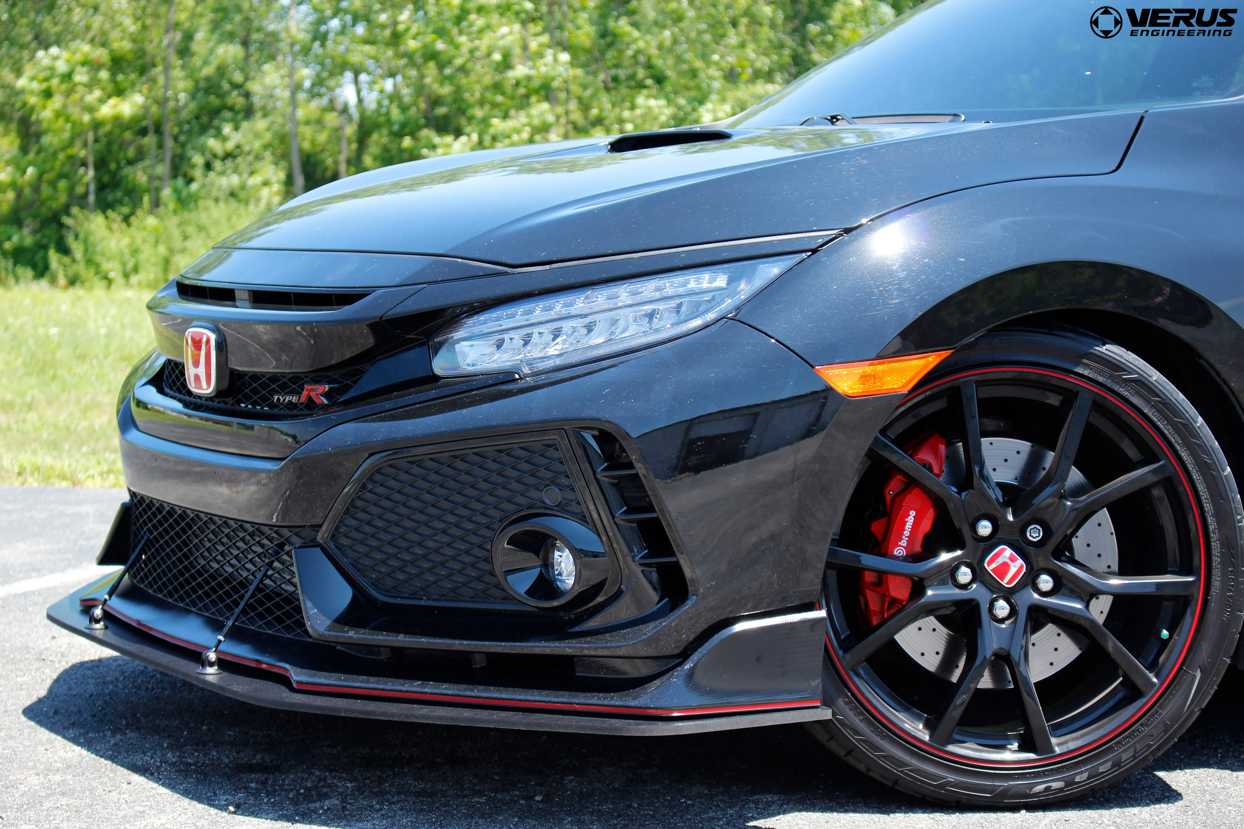 Verus Engineering Honda Civic Type R FK8 Front Splitter Kit - Image 4